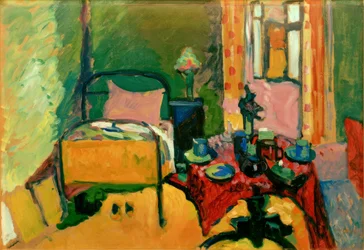 Schlafzimmer in der Ainmillerstraße